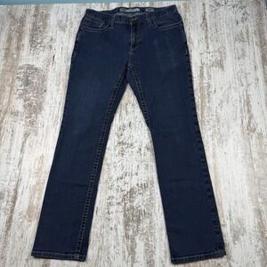 BKE Men's Straight Jeans in Dark Blue